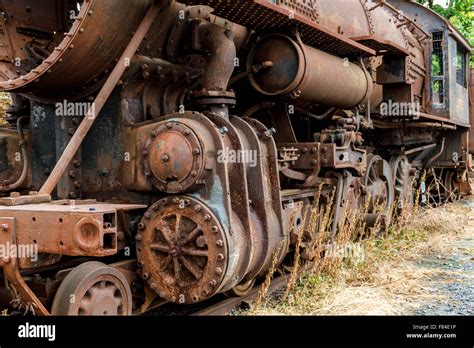 Abandoned steam powered locomotive. Virginia Museum Of Transportation ...