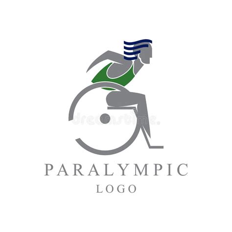 Paralympic logo template stock vector. Illustration of flat - 263555742