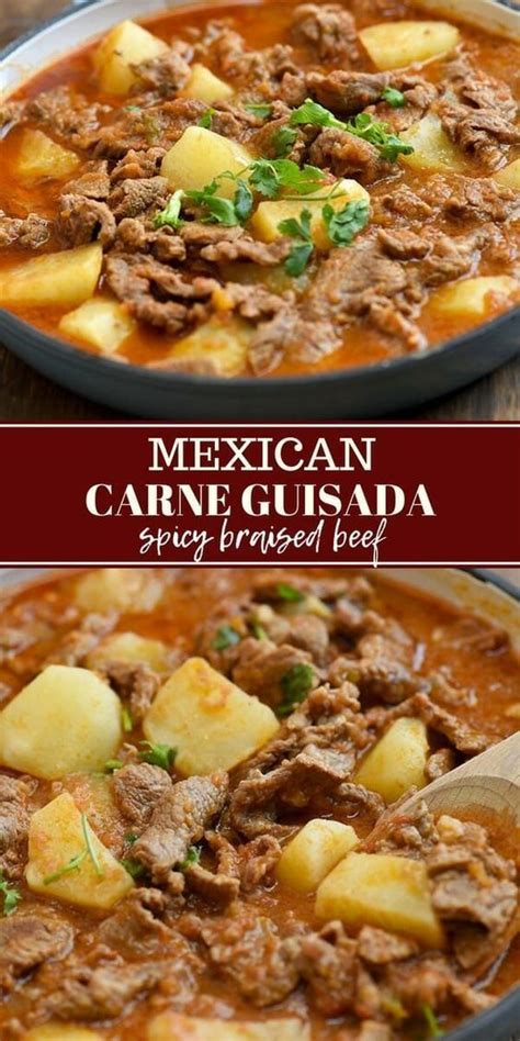 Carne Guisada - Recipe Now | Mexican food recipes authentic, Beef ...