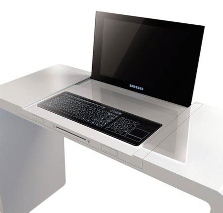 Hi-Tech Desk with Integrated Laptop » Every Tech