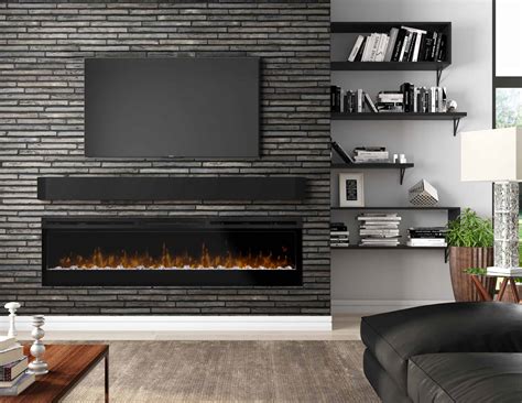 Dimplex Prism 74" Linear Electric Fireplace | Safe Home Fireplace