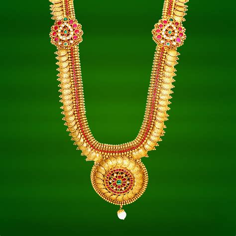 Gold Haram Designs from GRT - South India Jewels