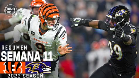 Cincinnati Bengals vs. Baltimore Ravens | Semana 11 NFL 2023 | NFL ...