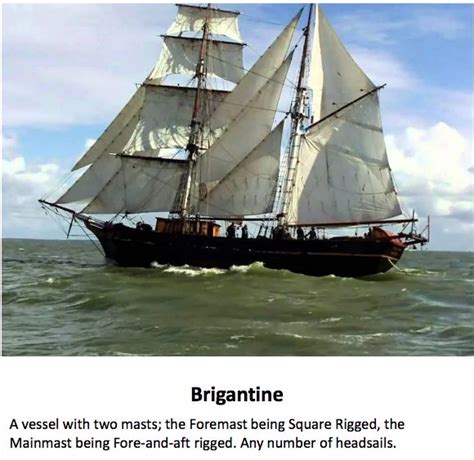 Brigantine | Sailing, Brigantine, Sailing vessel