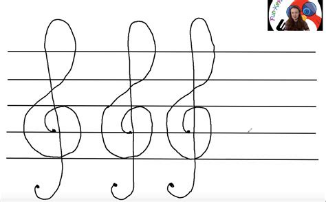 Draw A Treble Clef Step By Step