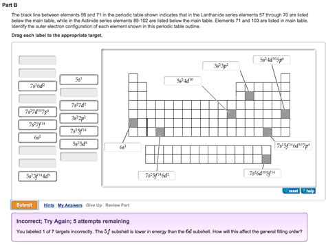 Solved: The Black Line Between Elements 56 And 71 In The P... | Chegg.com