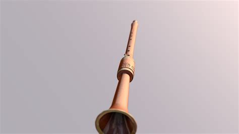 Medieval Music Instrument Alto Shawm 3D Model $12 - .c4d .fbx .obj - Free3D