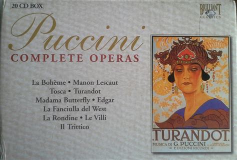 Puccini* - Complete Operas (CD) | Discogs