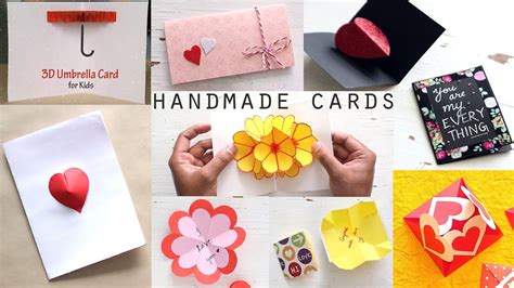 10 Stunning DIY Handmade Greeting Cards | Paper Craft Ideas - Crafts Ace