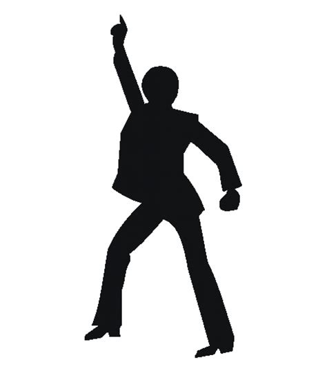 Disco 1970s Dance Silhouette - Silhouette png download - 875*1000 ...