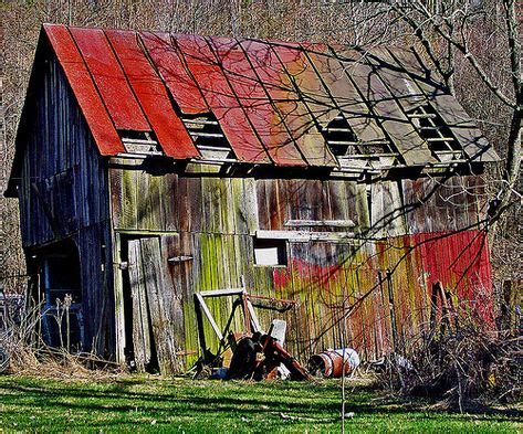 Barn of Many Colors | Old barns, Old barn wood, Old barn