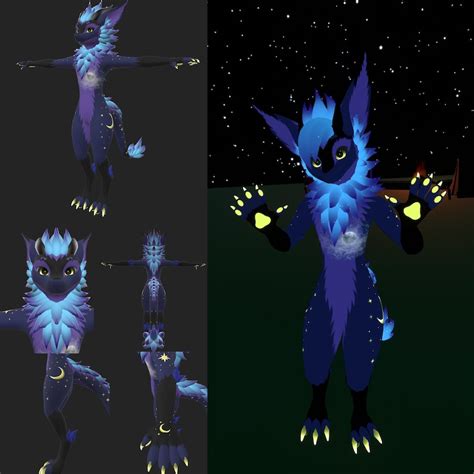 Vrchat Furry Avatar Retexture Wickerbeast Nardodragon Besuru Kirin ...