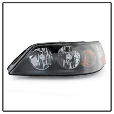 Lincoln Town Car 2005-2011 Black Headlights | A103PRJW102 ...