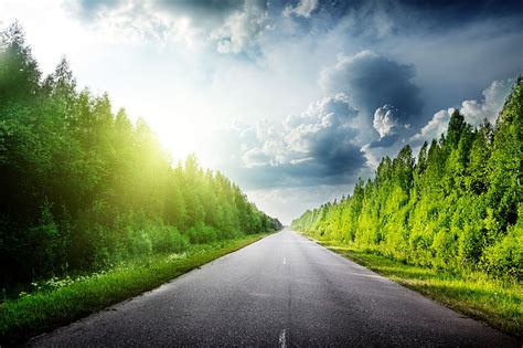 HD wallpaper: highway, landscape, lane, nature, road, roads, street ...