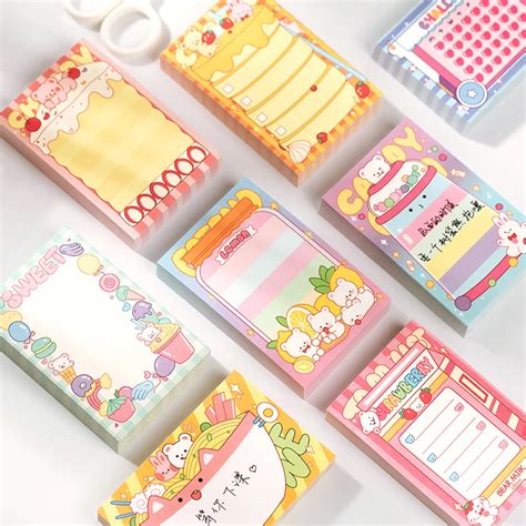 100 sheets Sweetheart limited series Memo Pad Message Notes Decorative ...