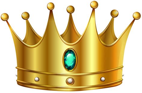 Gold Crown with Diamond PNG Clip Art Image | Gallery Yopriceville ...