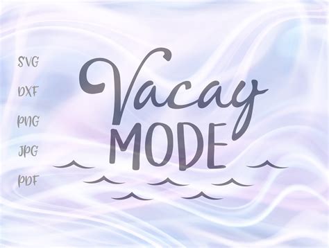 Vacay Mode Vacation Funny Sign Graphic by Digitals by Hanna · Creative ...