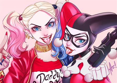 harley quinn both suits - Harley-Quinn--fanclub Fan Art (39928755) - Fanpop