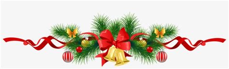 Christmas Png - Christmas Garland Clipart Border Transparent PNG ...