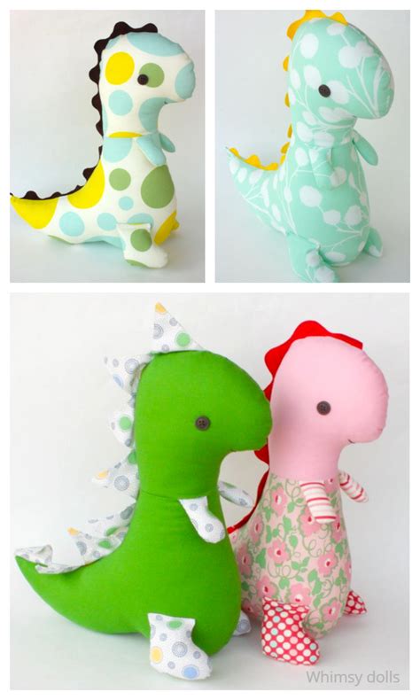 33+ Stuffed Dinosaur Sewing Pattern - ChowRhubie