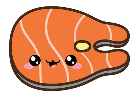 Salmon clipart cute, Salmon cute Transparent FREE for download on ...