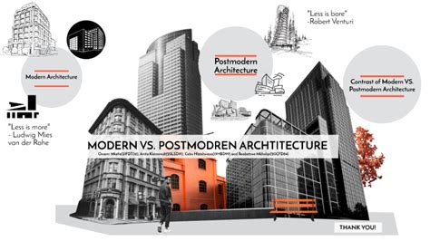 Modern vs Postmodern Architecture by Anita Kleinsmidt on Prezi