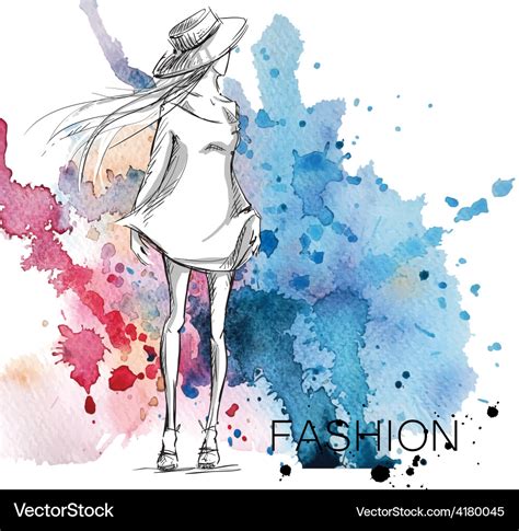 Fashion Design Sketches Background