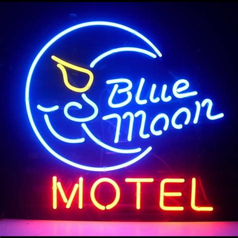 Blue Moon Motel Hotel Country Retro ️ neonkyltti.com®