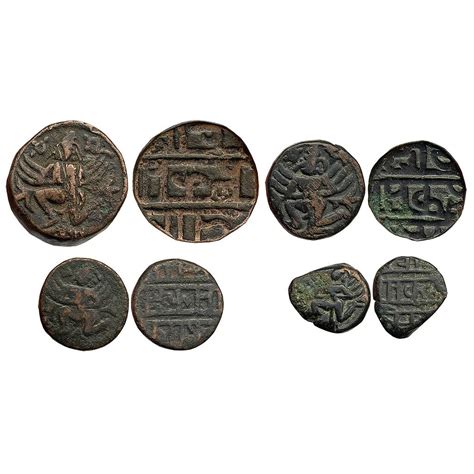 Vijayanagar Kingdom Krishnadevaraya Set of 4 coins Copper Units ...