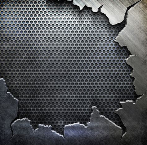 Metal Honeycomb Wallpaper