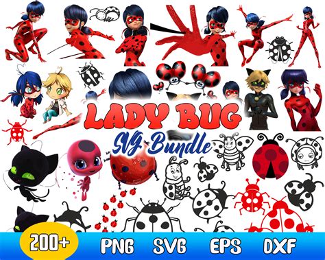 Ladybug Bundle Svg, Ladybug Svg, Miraculous Ladybug Svg, Tal | Inspire ...