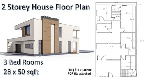 House floor plan autocad file - lodware