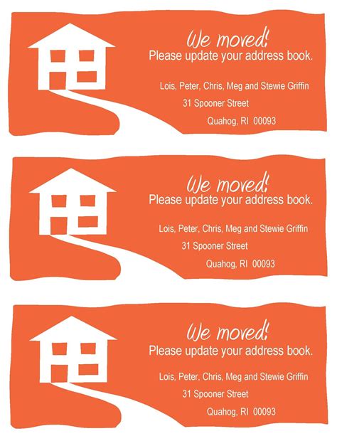 49 Free Change Of Address Cards (Moving Announcements) - Free Printable ...