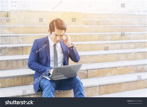 Business Man Stressed Work Business Concept Stock Photo 708739060 ...