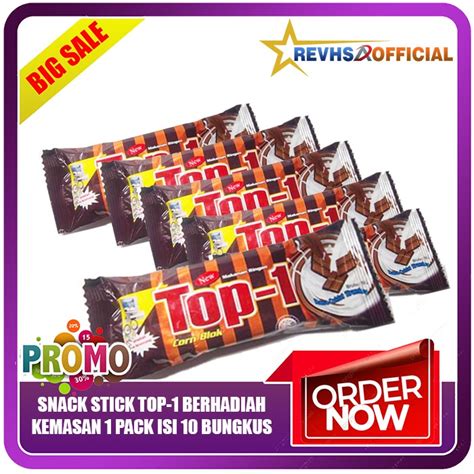 Jual Snack Ciki TOP-1 BERHADIAH Untuk 1 PACK isi 10 Bungkus | Shopee ...