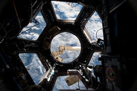 Download free photo of International space station,cupola,space,panels ...