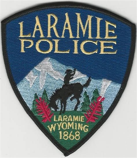 Laramie Police | Police, Police patches, Badge