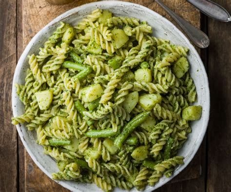 Basil Pesto Fusilli Pasta with Green Beans & Potatoes | Recipes | Daily ...