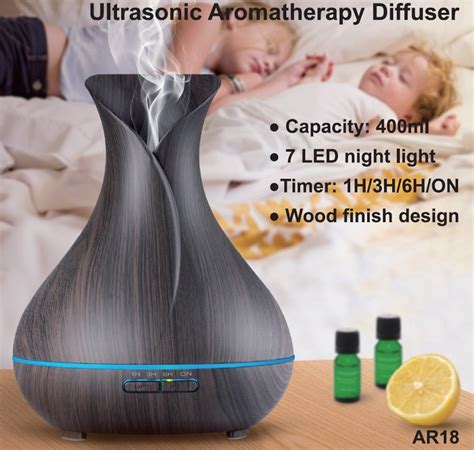 Aroma Diffuser Carafe Design Dark Wood – Carolina Trading