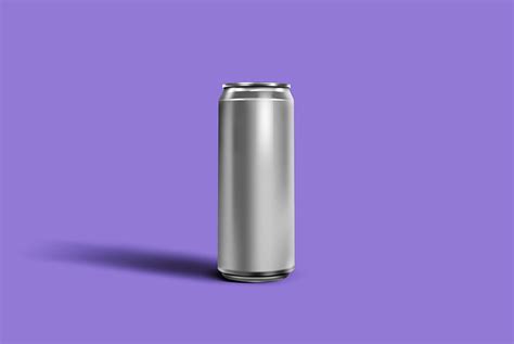 Free Soft Drink Can Mockup (PSD)