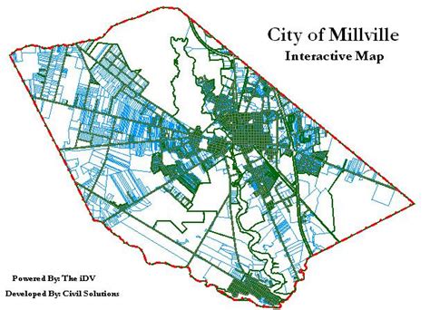 Millville New Jersey Map | Time Zones Map