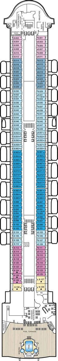 Queen Mary 2 Deck plan & cabin plan