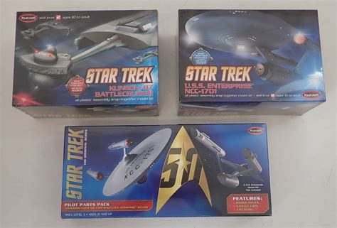 3 Star Trek Polar Lights Models Auction