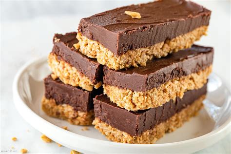 No Bake Peanut Butter Chocolate Bars Recipe – No Bake Bars Recipe ...