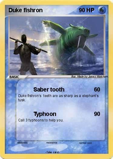 Pokémon Duke fishron 25 25 - Saber tooth - My Pokemon Card