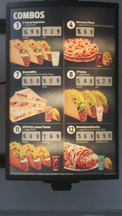 Taco Bell Menu Prices