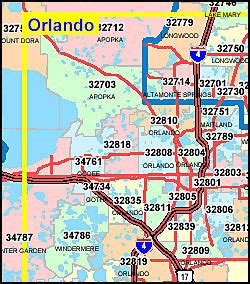 Zip Code Map By County - Map