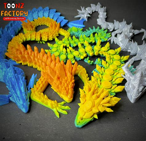 The Best Articulated Dragon 3D Prints – Articulated Dragon STL Files ...