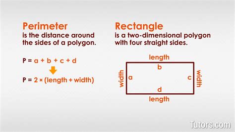 Finding the perimeter of a rectangle: formula and tasks - Healthy Food ...