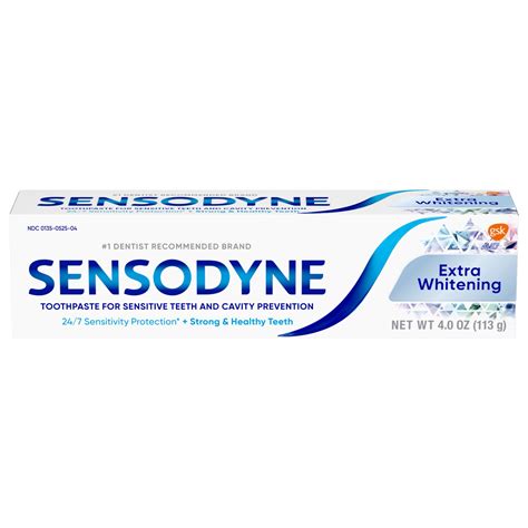 Sensodyne Extra Whitening Sensitive Toothpaste, 4 Oz - Walmart.com